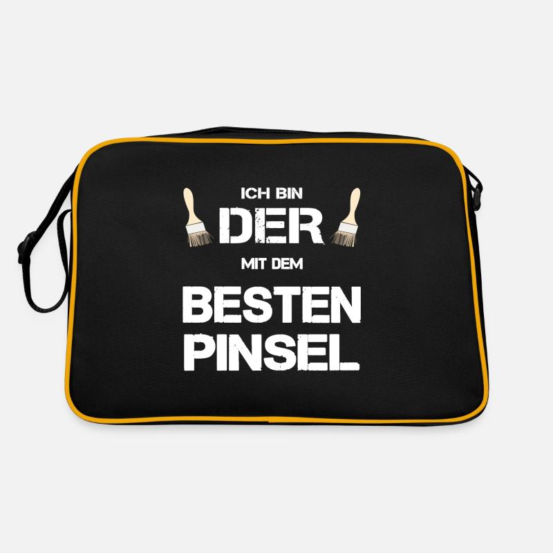Anstreicher Maler bester Pinsel Geschenk lustig Retro Tasche