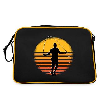 Rope jumper - Retro Tasche - Schwarz/Gold - Hinten