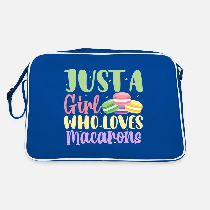 Juste une fille qui aime les macarons drôles de macarons Sac Retro