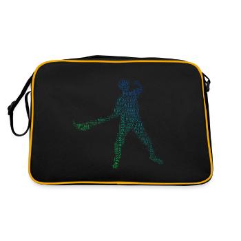 Pelote Basque Pelote Femme Vasca - Sac Retro - noir/or - Dos