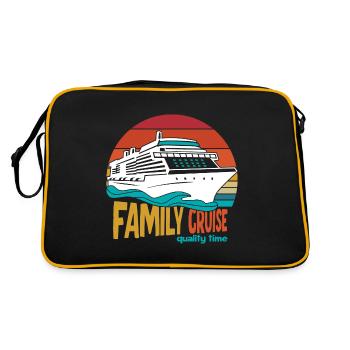 Family Cruise - Retro Bag - black/gold - Back