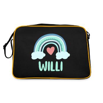 Willi Nom Rainbow Baby - Sac Retro - noir/or - Dos
