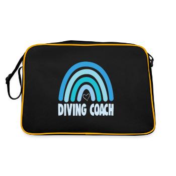 Diving Coach - Retro Bag - black/gold - Back
