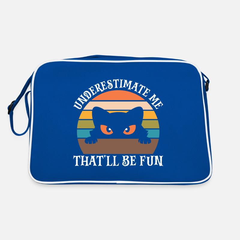 Halloween Cat Witch Retro Bag