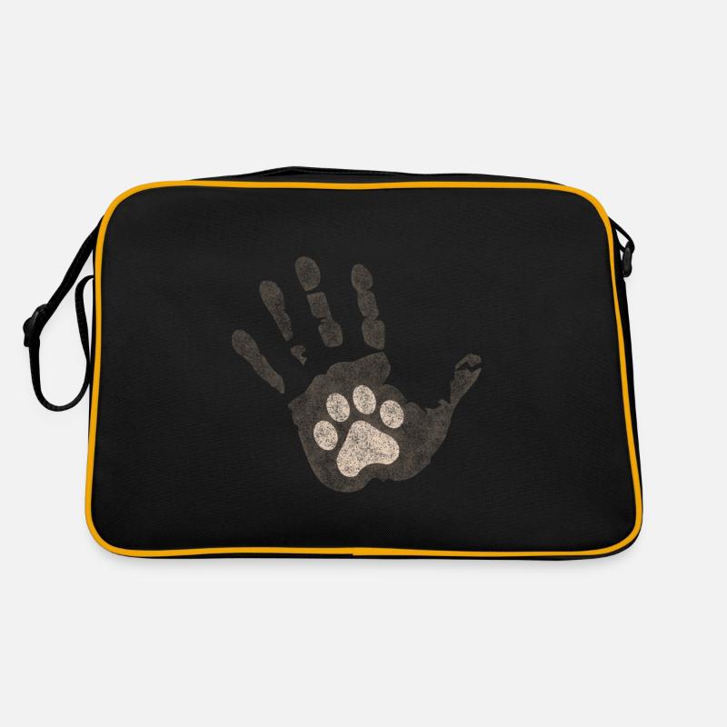 Cat's paw in hand Retro Bag
