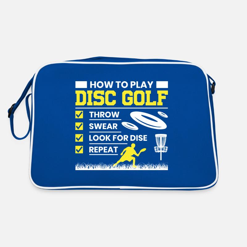 Comment jouer Disc Golf Funny Disc Golf Player Sac Retro