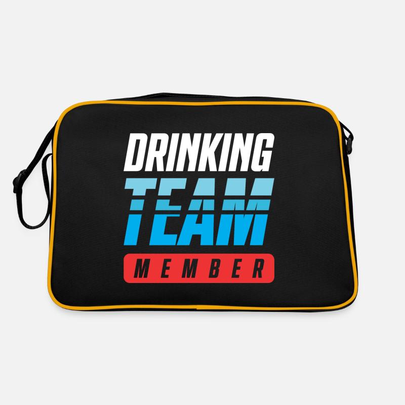 Équipe de consommation d’alcool Sac Retro