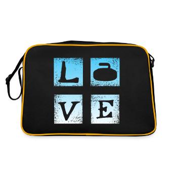 Dear Curling - Retro Bag - black/gold - Back
