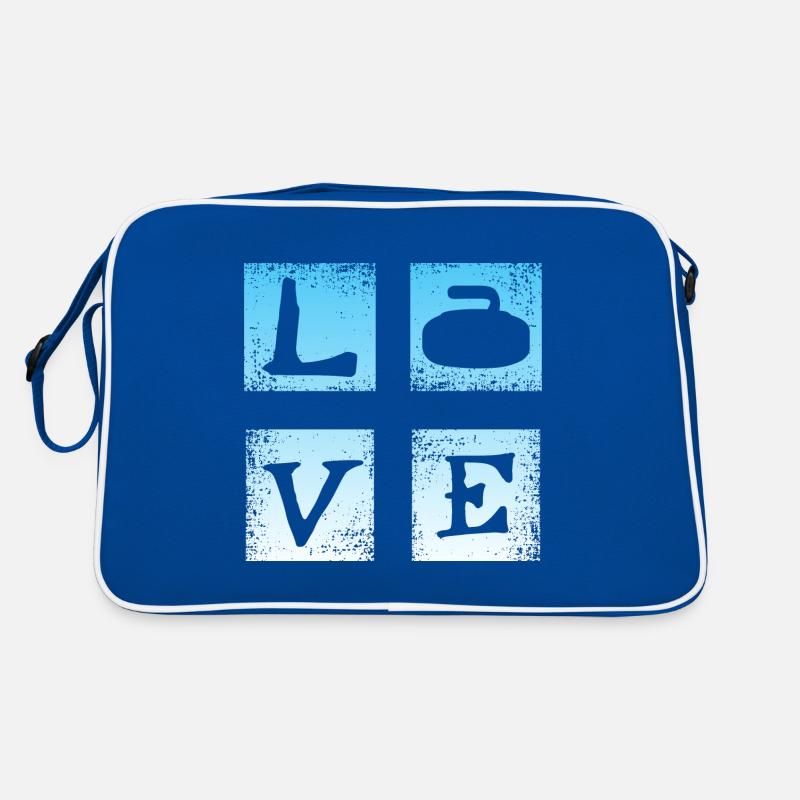 Liebe Curling Retro Tasche
