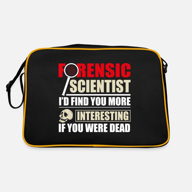 Forensic Scientist Forensics Science Student Retro Bag