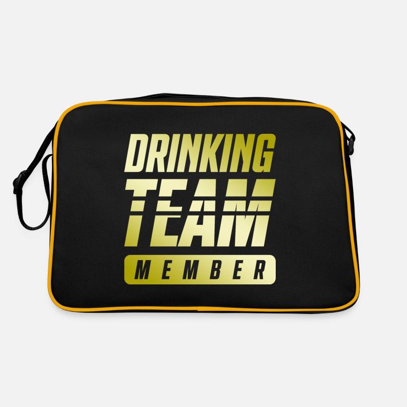 Équipe de consommation d’alcool Sac Retro
