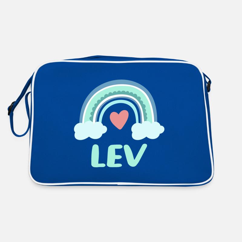 Lev Name Rainbow Baby Retro Bag