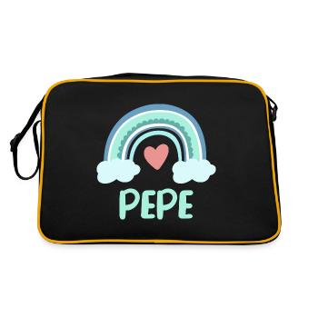 Pepe Name Rainbow Baby - Retro Bag - black/gold - Back