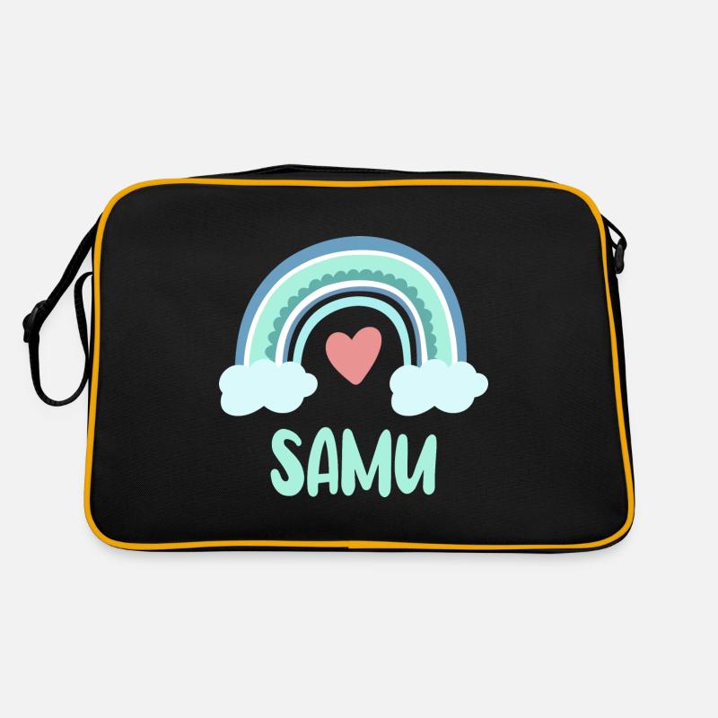 Samu Name Rainbow Baby Retro Bag