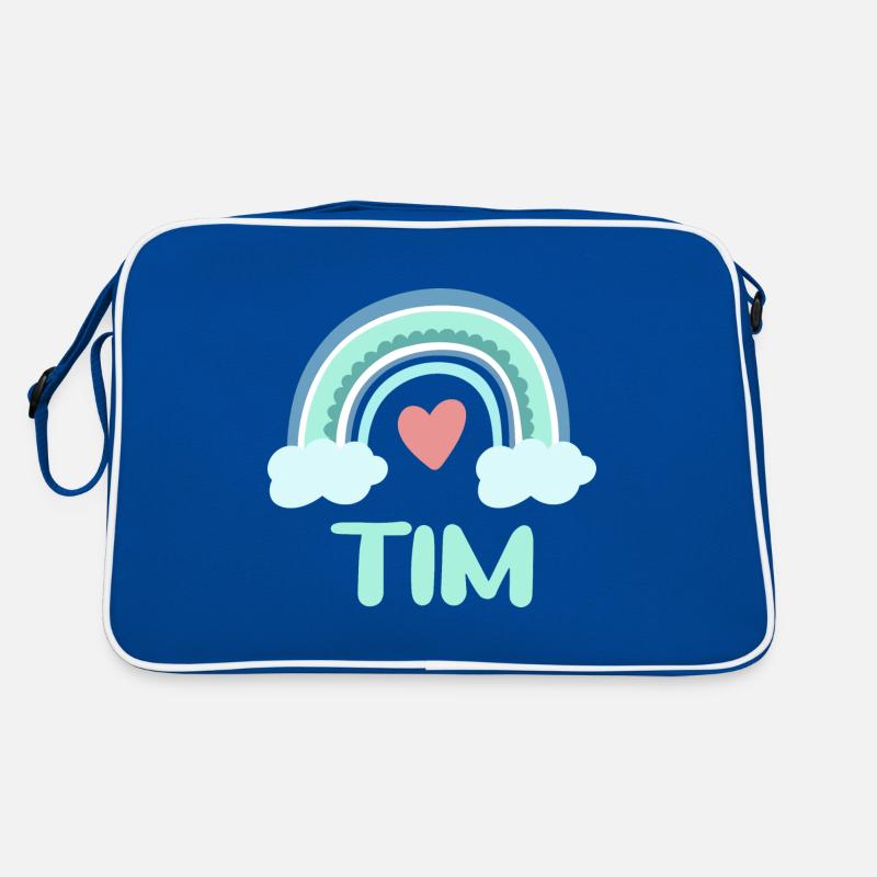 Tim Name Rainbow Baby Retro Bag