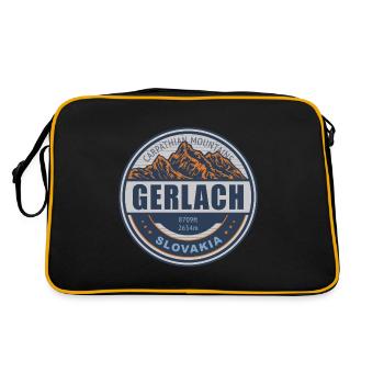 Gerlach Slovaquie Vintage Mountain Hiking Design - Sac Retro - noir/or - Dos