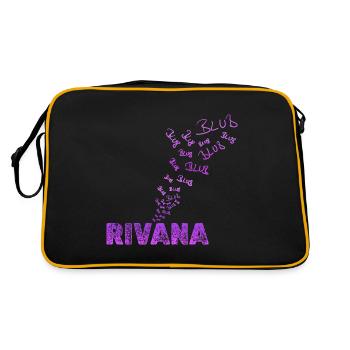 Fun Rivana - Retro Bag - black/gold - Back