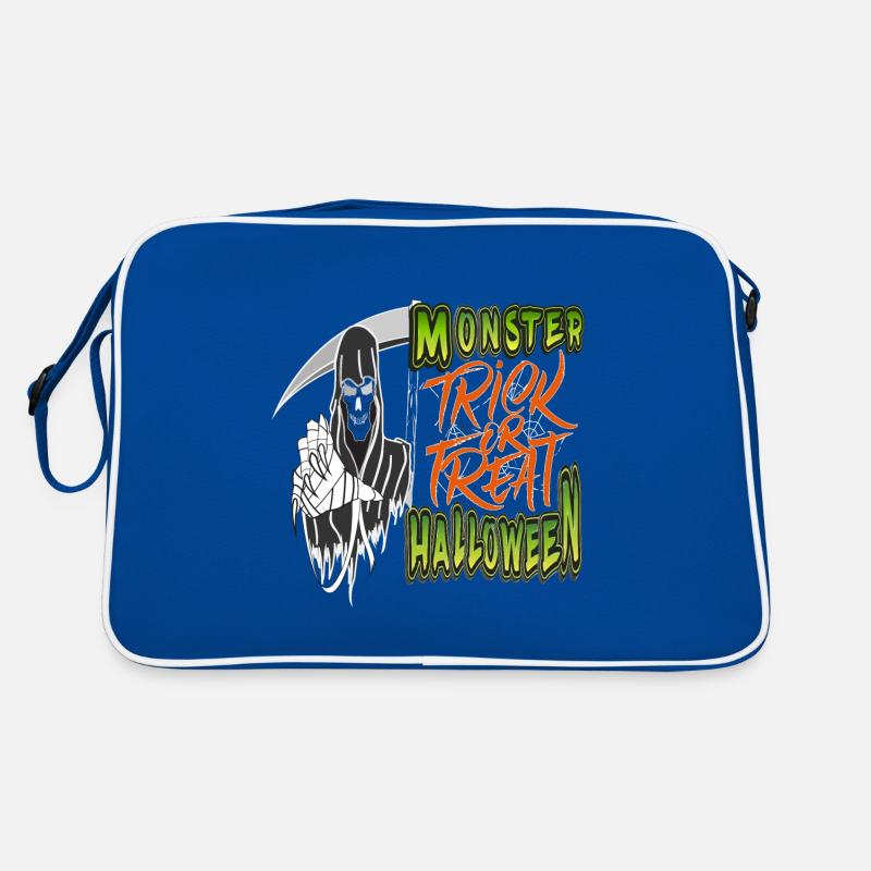 Monster Halloween Süßes oder Saures Retro Tasche