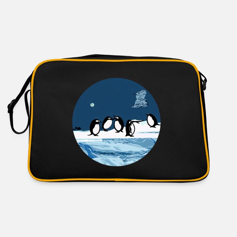 Charming Penguin Adventure - Discover the Cold Retro Bag