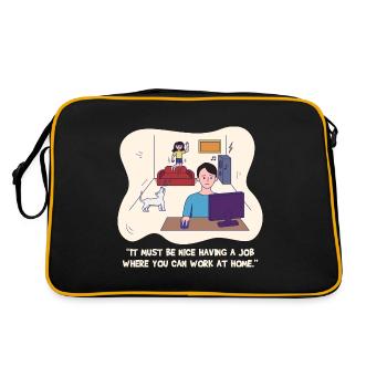 Réalité du travail Design pour les fiers Pinoys - Sac Retro - noir/or - Dos