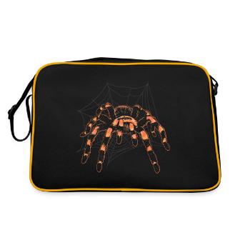 Araignée de compagnie propriétaire de tarentule rétro - Sac Retro - noir/or - Dos