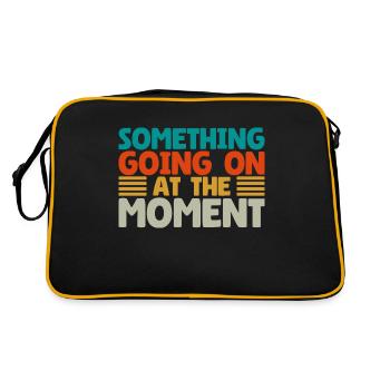 Quelque chose se passe en ce moment - Sac Retro - noir/or - Dos