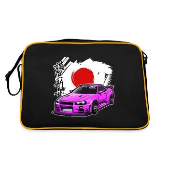 Jdm / Tuning / Turbocompresseur / Jantes / Chiptuning - Sac Retro - noir/or - Dos