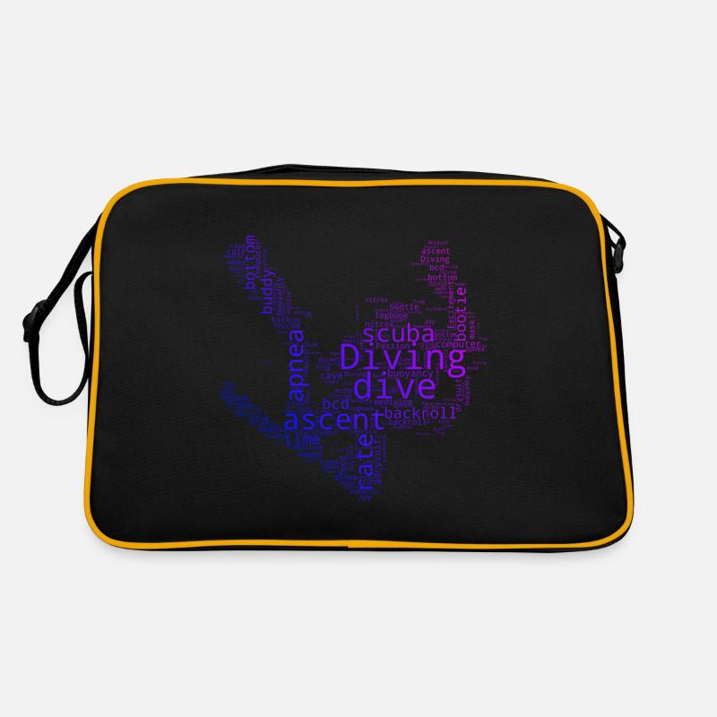 Diver Men's Scuba Diver Scuba Diver Scuba Diver Retro Bag