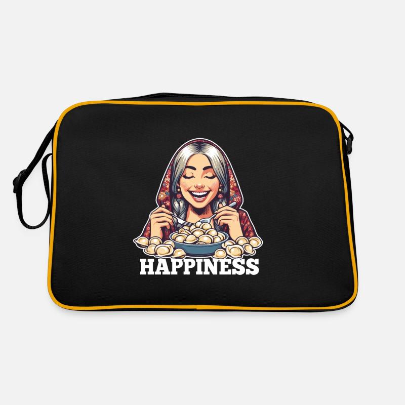 Pelmeni Glück Geschenk Retro Tasche