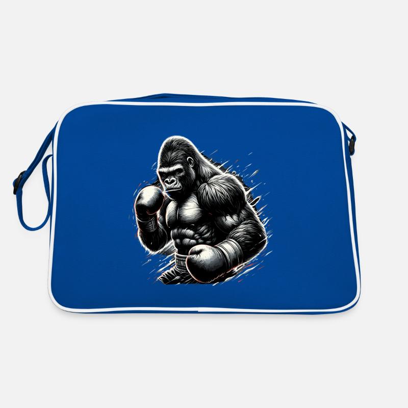 Gorilla Boxer Kämpfer Boxen Geschenk Retro Tasche