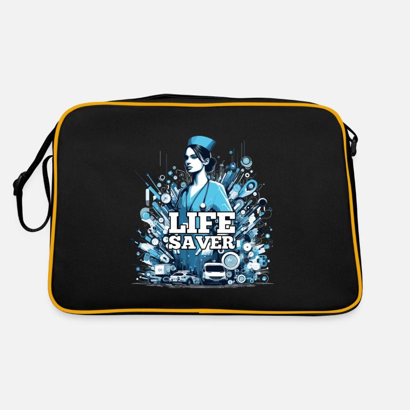 Nurse Lifesaver Gift Retro Bag