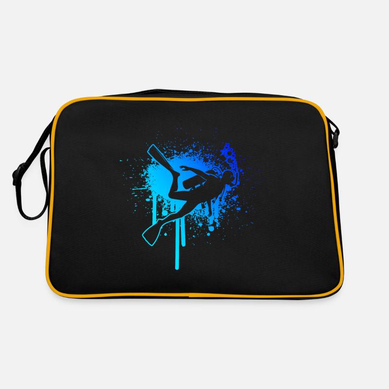 Women's Men's Scuba Diving Diving Diving Retro Bag