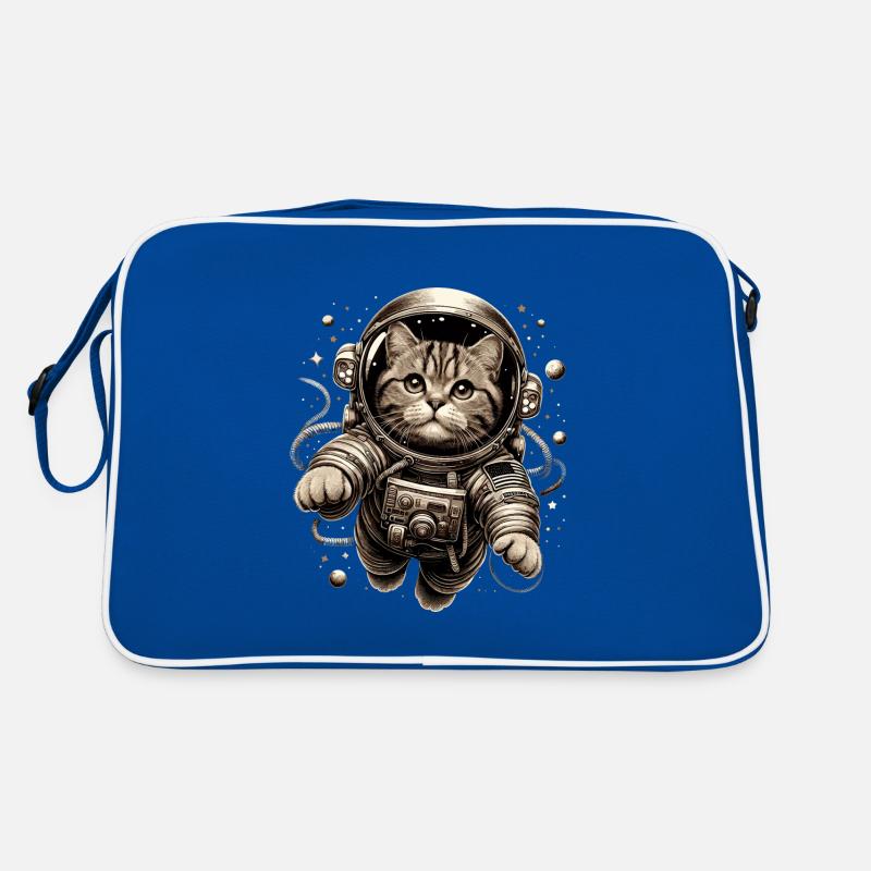 Astronaut BKH getigert Geschenk Retro Tasche