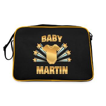 Martin - Sac Retro - noir/or - Dos