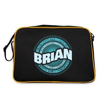 Brian - Sac Retro - noir/or - Dos