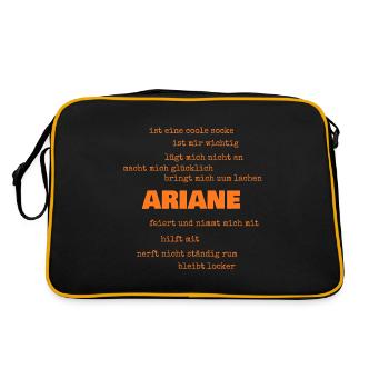 Dictons Ariane - Sac Retro - noir/or - Dos