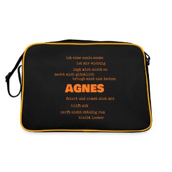 Proverbs Agnes - Retro Bag - black/gold - Back