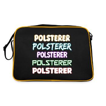 Métier de tapissier - Sac Retro - noir/or - Dos