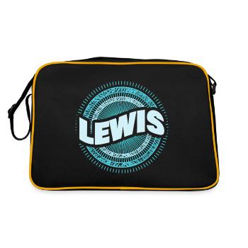 Lewis - Sac Retro - noir/or - Dos