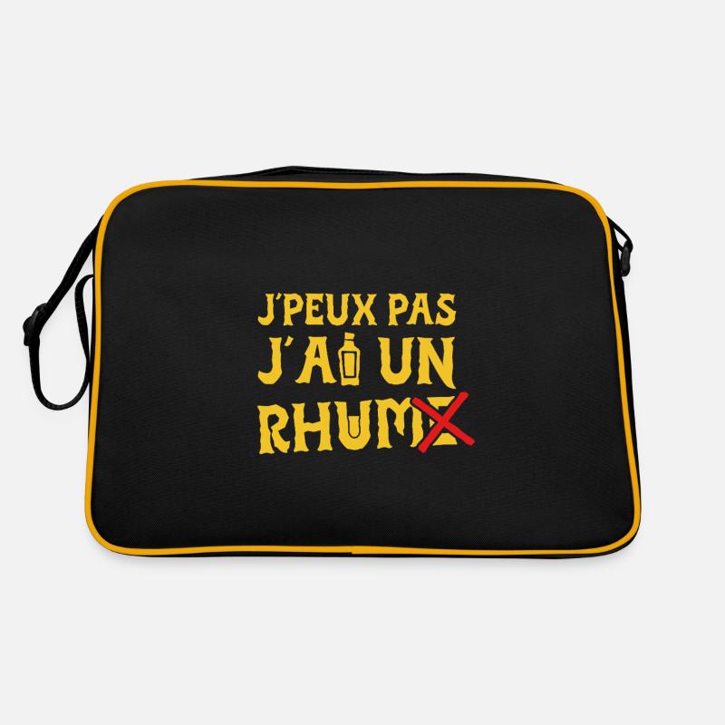 J'PEUX PAS J'AI UN RHUM ! Sac Retro