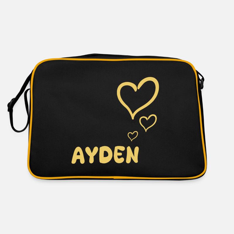 First name Ayden Retro Bag