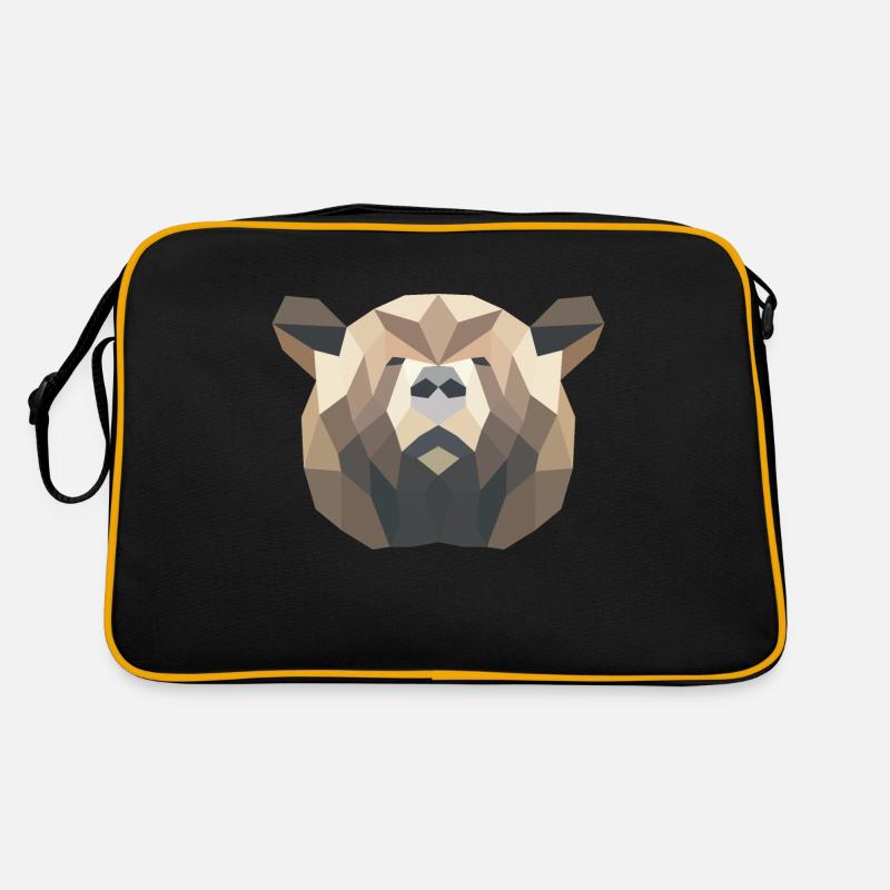 Braunbär Retro Tasche