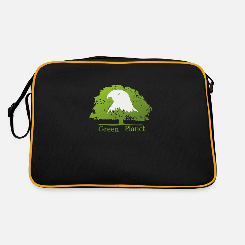 save the planet Retro Tasche