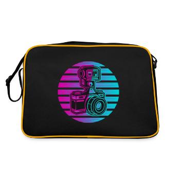 Photographie Photo Néon photo - Sac Retro - noir/or - Dos