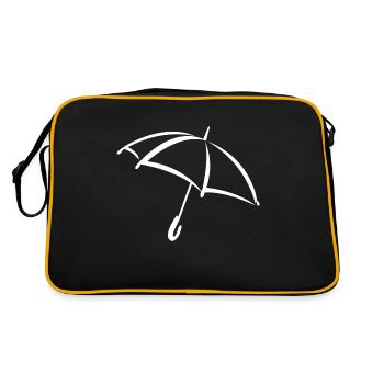 umbrella - Retro Bag - black/gold - Back