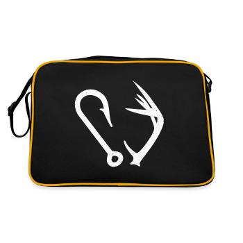 Hunting and fishing - Retro Bag - black/gold - Back