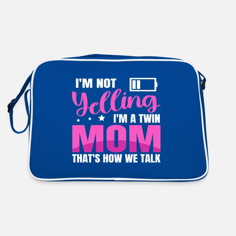 Muttertag Mutter von 2 Design für eine Mutter von Retro Tasche