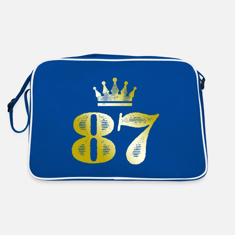 87 Numéro Krone Or Sac Retro