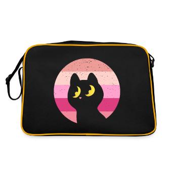 Chat Rétro - Sac Retro - noir/or - Dos