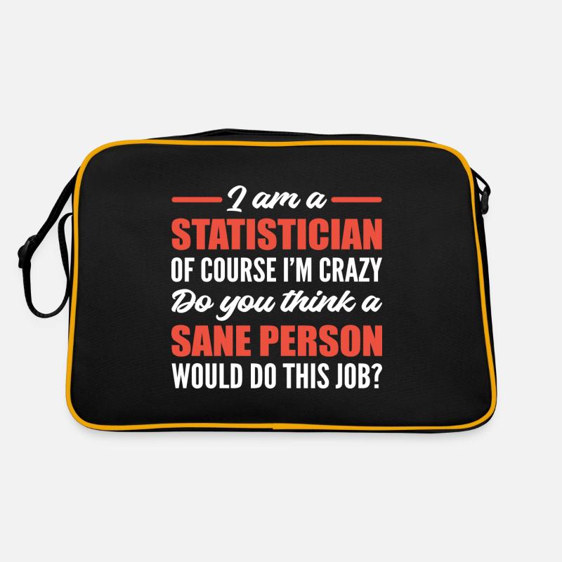 Natürlich bin ich verrückt Mikrobiologe Geschenk Retro Tasche